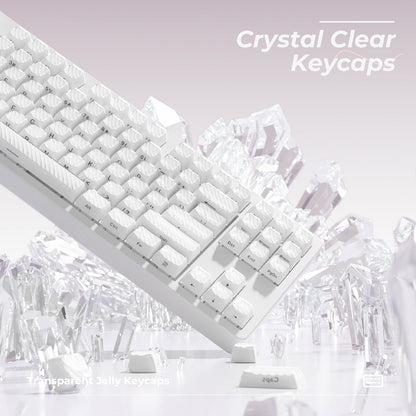 XVX Magic Wave OEM Profile Side-Printed 136-Key PC Keycap Set - A-1 Thread Vault