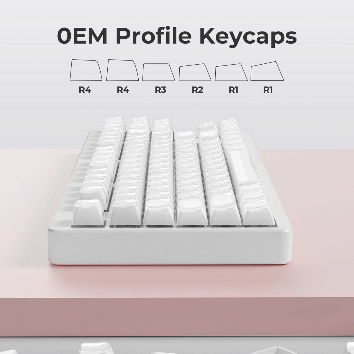XVX Magic Wave OEM Profile Side-Printed 136-Key PC Keycap Set - A-1 Thread Vault