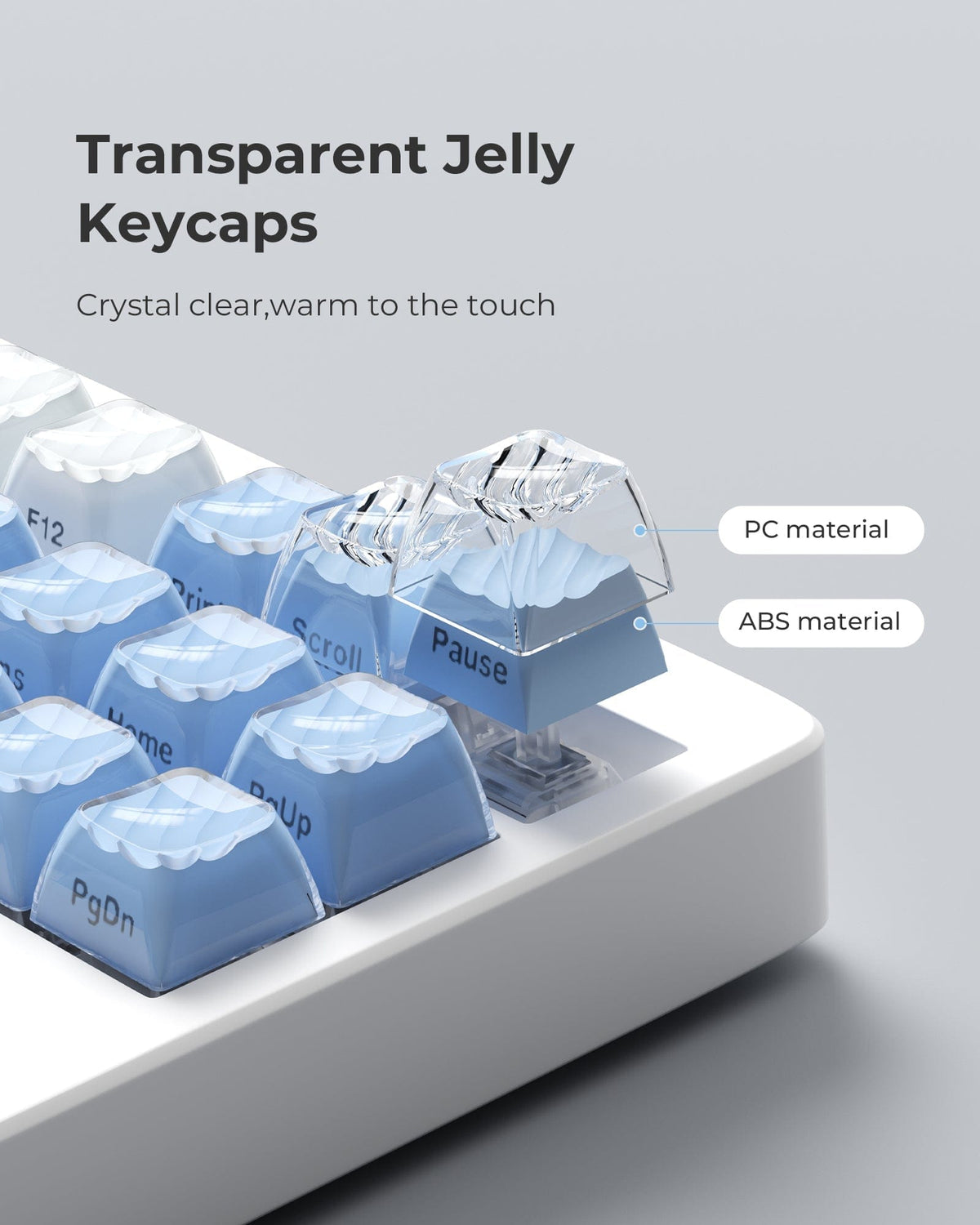XVX Magic Wave OEM Profile Side-Printed 136-Key PC Keycap Set - A-1 Thread Vault