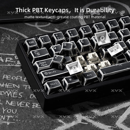 XVX Manga Graffiti Cherry Profile 134-Key Dye-Sublimation PBT Keycap Set - A-1 Thread Vault