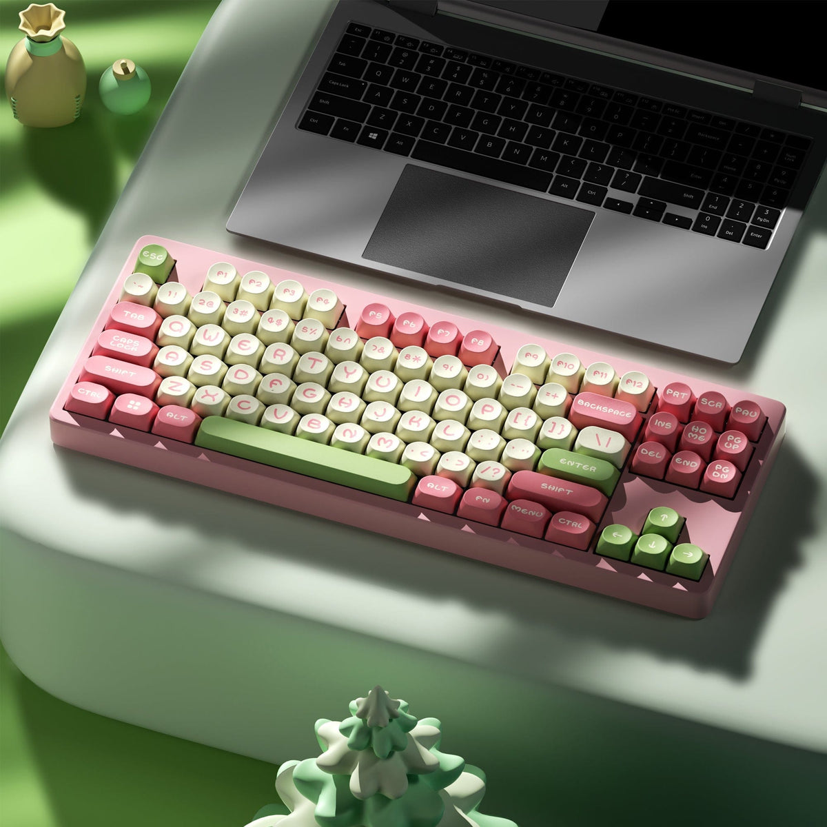 XVX MOOD Series MOA Profile Dye-Sublimation 130-Key PBT Keycap Set - A-1 Thread Vault
