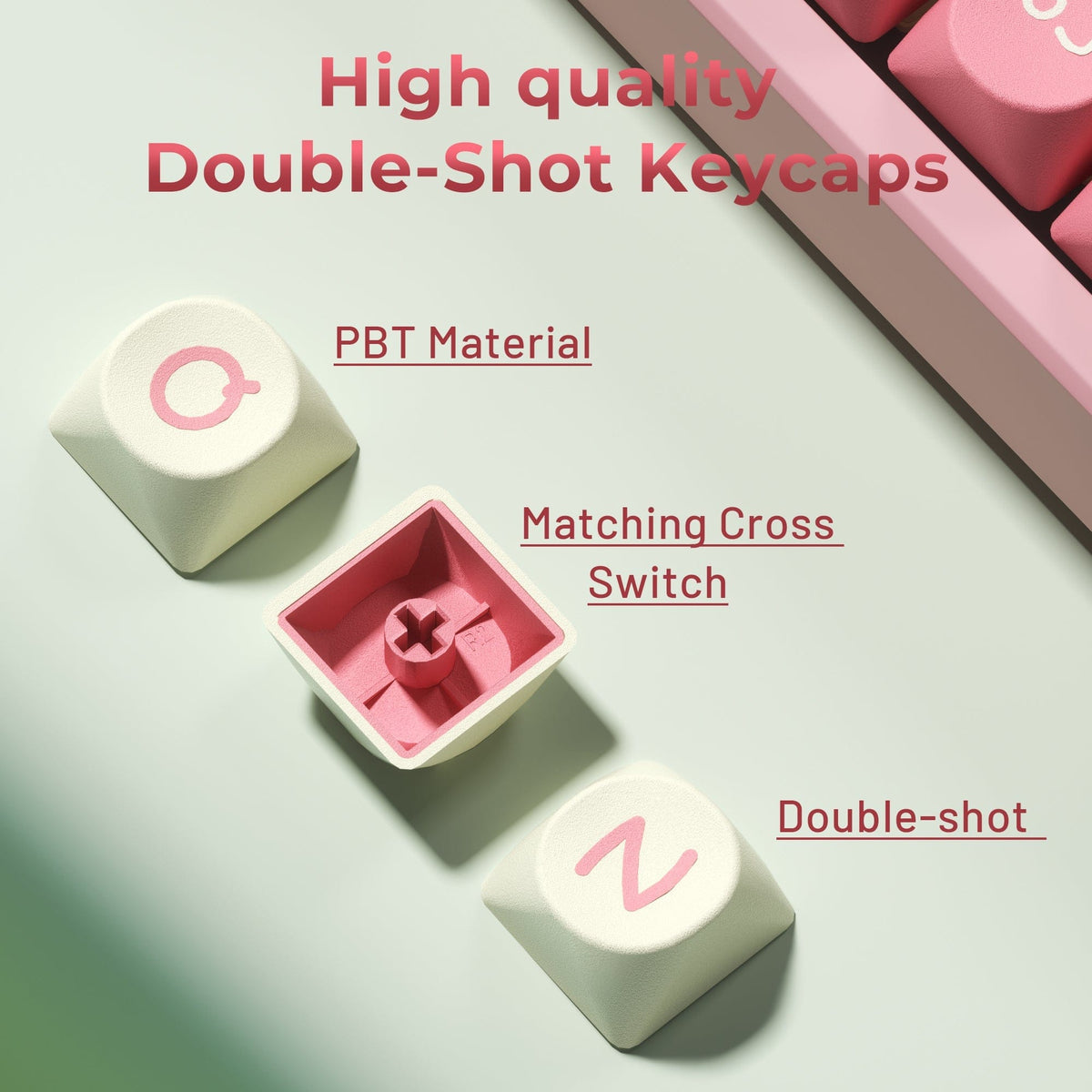 XVX MOOD Series MOA Profile Dye-Sublimation 130-Key PBT Keycap Set - A-1 Thread Vault