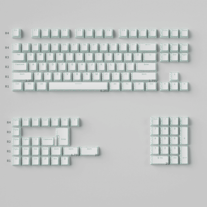 XVX PRISM Refraction Shine-Through Cherry Profile 130-Key PBT Keycap Set - A-1 Thread Vault