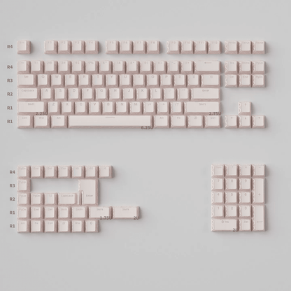 XVX PRISM Refraction Shine-Through Cherry Profile 130-Key PBT Keycap Set - A-1 Thread Vault