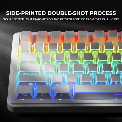 XVX PRISM Shadow Shine-Through Double-Shot Cherry Profile PBT Keycap Set - A-1 Thread Vault