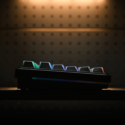 XVX PRISM Shadow Shine-Through Double-Shot Cherry Profile PBT Keycap Set - A-1 Thread Vault