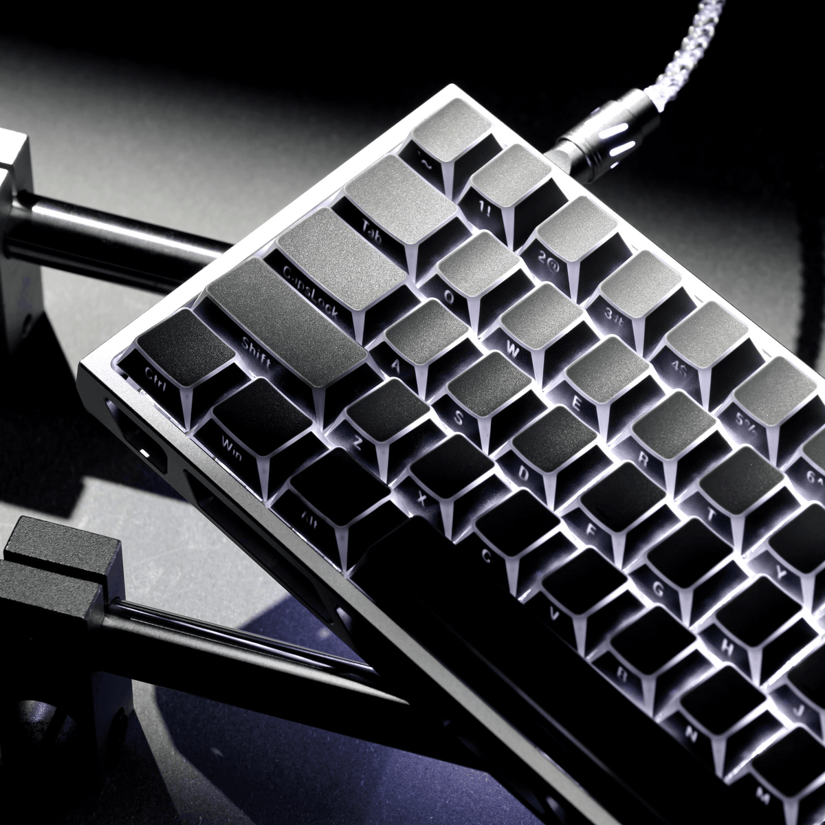 XVX PRISM Shadow Shine-Through Double-Shot Cherry Profile PBT Keycap Set - A-1 Thread Vault