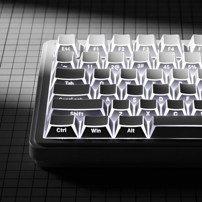 XVX PRISM Shadow Shine-Through Double-Shot Cherry Profile PBT Keycap Set - A-1 Thread Vault