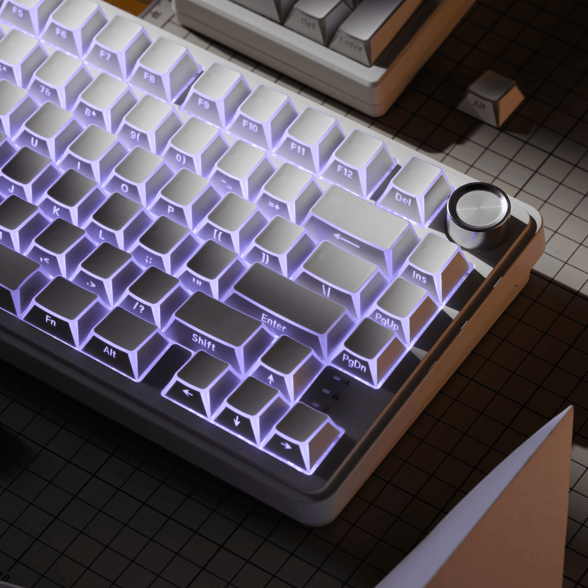 XVX PRISM Shadow Shine-Through Double-Shot Cherry Profile PBT Keycap Set - A-1 Thread Vault