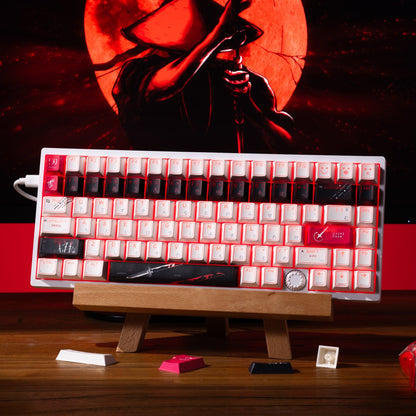 XVX PRISM Shine-Through Double-Shot Cherry Profile 142-Key PBT Keycap Set - A-1 Thread Vault