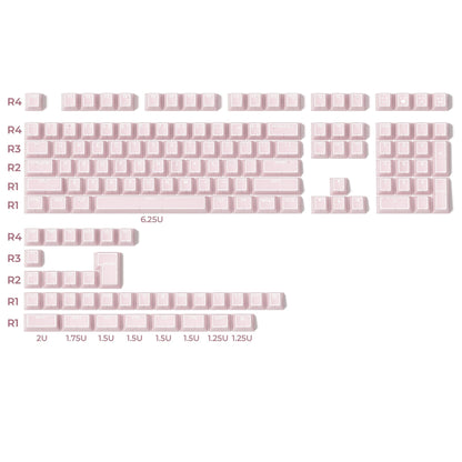 XVX PRISM Shine-Through Double-Shot Cherry Profile 142-Key PBT Keycap Set - A-1 Thread Vault