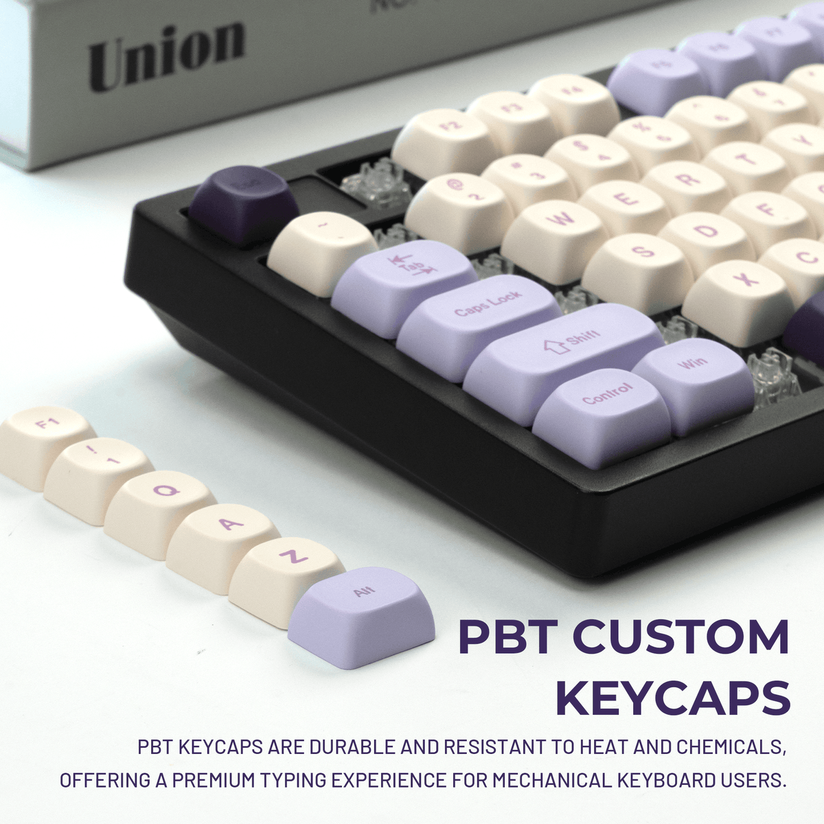 XVX Purple Grapes MOA Profile Dye-Sublimation 143-Key PBT Keycap Set - A-1 Thread Vault