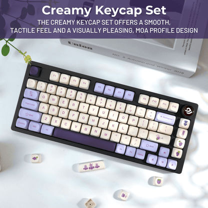 XVX Purple Grapes MOA Profile Dye-Sublimation 143-Key PBT Keycap Set - A-1 Thread Vault