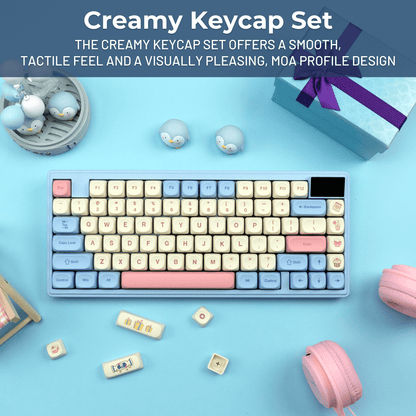 XVX Rainbow Candy MOA Profile Dye-Sub 143-Key PBT Keycap Set - A-1 Thread Vault