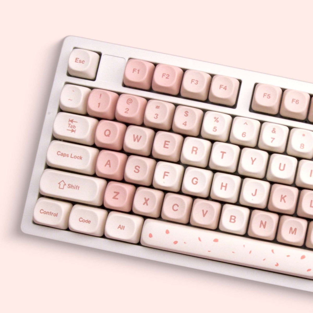 XVX Sakura 143-Key MOA Profile Dye-Sub PBT Keycap Set - A-1 Thread Vault