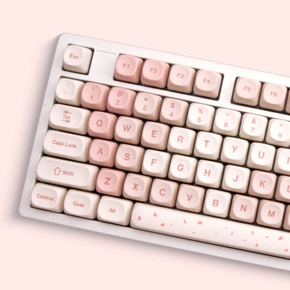 XVX Sakura 143-Key MOA Profile Dye-Sub PBT Keycap Set - A-1 Thread Vault