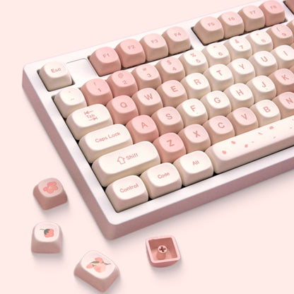 XVX Sakura 143-Key MOA Profile Dye-Sub PBT Keycap Set - A-1 Thread Vault