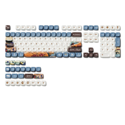 XVX U-kiyoe Fugaku (冨嶽) Series Glaze Textured MOA Profile Keycap Set - A-1 Thread Vault