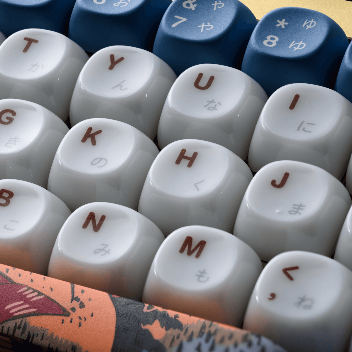 XVX U-kiyoe Fugaku (冨嶽) Series Glaze Textured MOA Profile Keycap Set - A-1 Thread Vault
