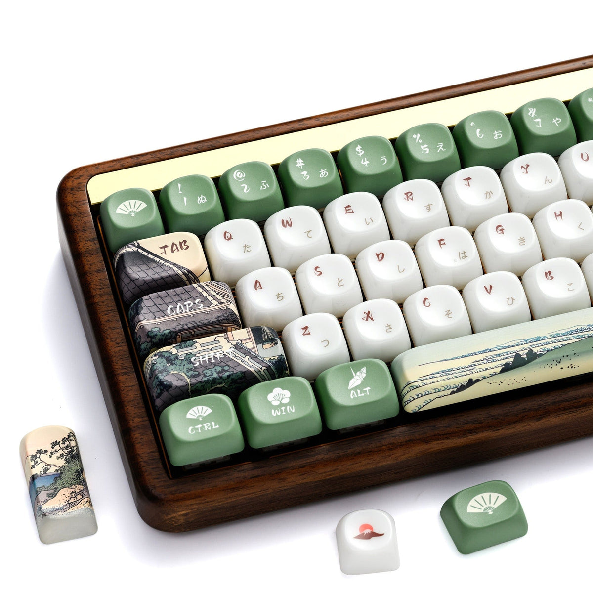 XVX U-kiyoe Fugaku (冨嶽) Series Glaze Textured MOA Profile Keycap Set - A-1 Thread Vault