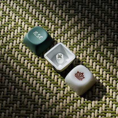 XVX U-kiyoe Fugaku (冨嶽) Series Glaze Textured MOA Profile Keycap Set - A-1 Thread Vault