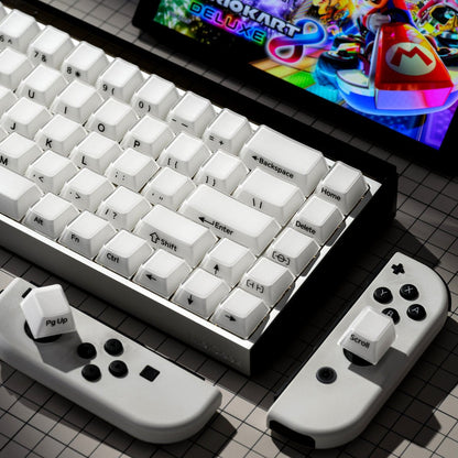 XVX Velvet Jelly Side-Printed Translucent Cherry Profile Double-Shot Keycap Set - A-1 Thread Vault