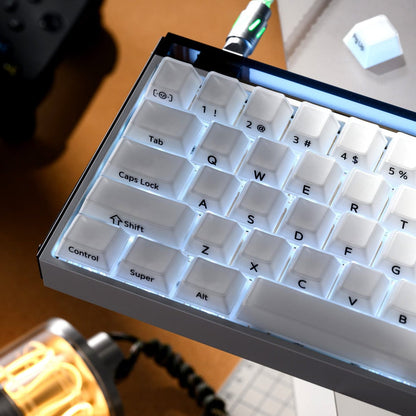 XVX Velvet Jelly Side-Printed Translucent Cherry Profile Double-Shot Keycap Set - A-1 Thread Vault