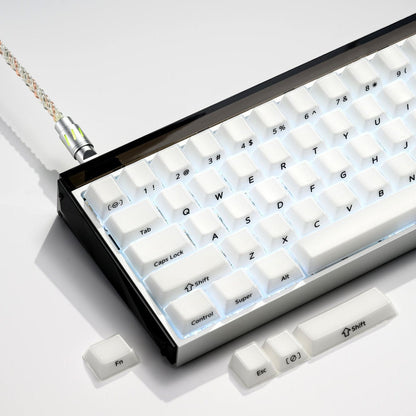 XVX Velvet Jelly Side-Printed Translucent Cherry Profile Double-Shot Keycap Set - A-1 Thread Vault