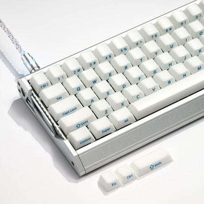 XVX Velvet Jelly Side-Printed Translucent Cherry Profile Double-Shot Keycap Set - A-1 Thread Vault