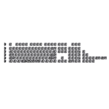 XVX Venom Themed Liquid Metallic Electroplating ABS+PC Keycap Set - A-1 Thread Vault