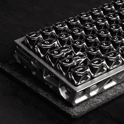 XVX Venom Themed Liquid Metallic Electroplating ABS+PC Keycap Set - A-1 Thread Vault