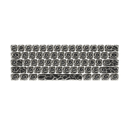 XVX Venom Themed Liquid Metallic Electroplating ABS+PC Keycap Set - A-1 Thread Vault
