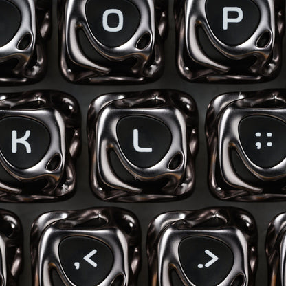 XVX Venom Themed Liquid Metallic Electroplating ABS+PC Keycap Set - A-1 Thread Vault