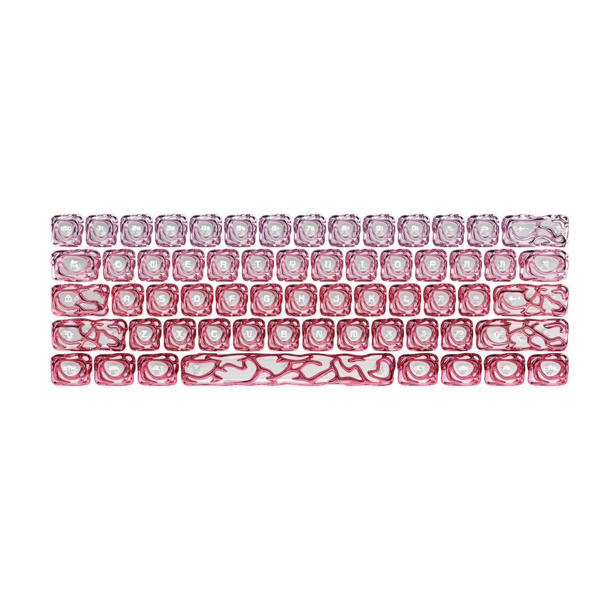 XVX Venom Themed Liquid Metallic Electroplating ABS+PC Keycap Set - A-1 Thread Vault