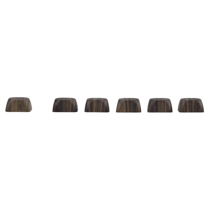 XVX Walnut Texture MOA Profile Dye-Sublimation PBT 130-Key Keycap Set - A-1 Thread Vault