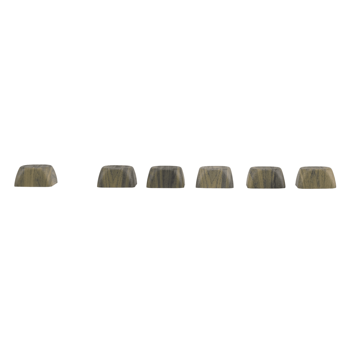 XVX Walnut Texture MOA Profile Dye-Sublimation PBT 130-Key Keycap Set - A-1 Thread Vault