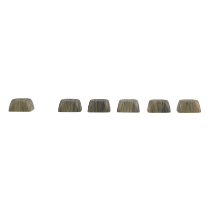 XVX Walnut Texture MOA Profile Dye-Sublimation PBT 130-Key Keycap Set - A-1 Thread Vault