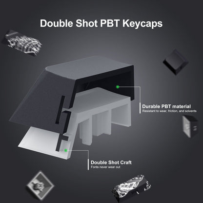 XVX Wave of Kanagawa Cherry Profile Side Print Dye-sub PBT Keycap Set (131-Key) - A-1 Thread Vault
