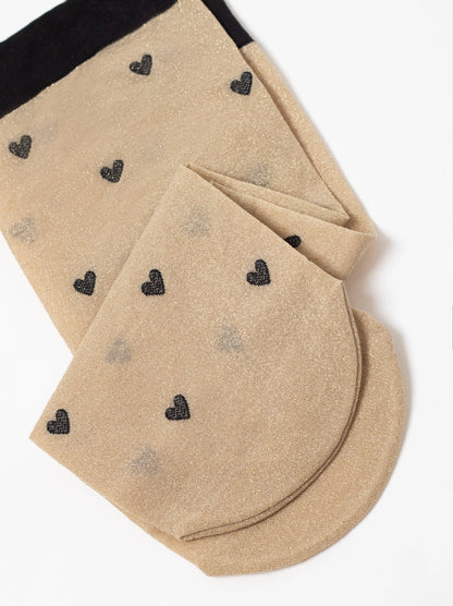 Shimmering Socks Conte Fantasy - "Hearts" Designs - A-1 Thread Vault