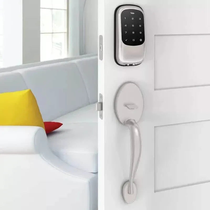 Yale Real Living Keyless Touchscreen Stand Alone Deadbolt Lock with Z-Wave YRD110-ZW-605 - A-1 Thread Vault