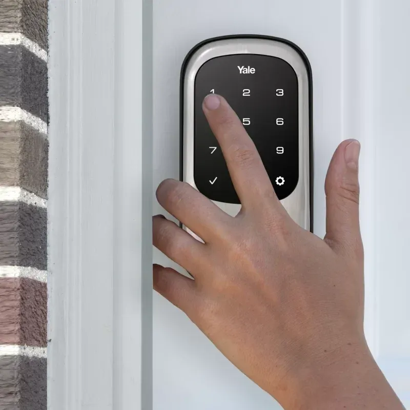 Yale Real Living Keyless Touchscreen Stand Alone Deadbolt Lock with Z-Wave YRD110-ZW-605 - A-1 Thread Vault