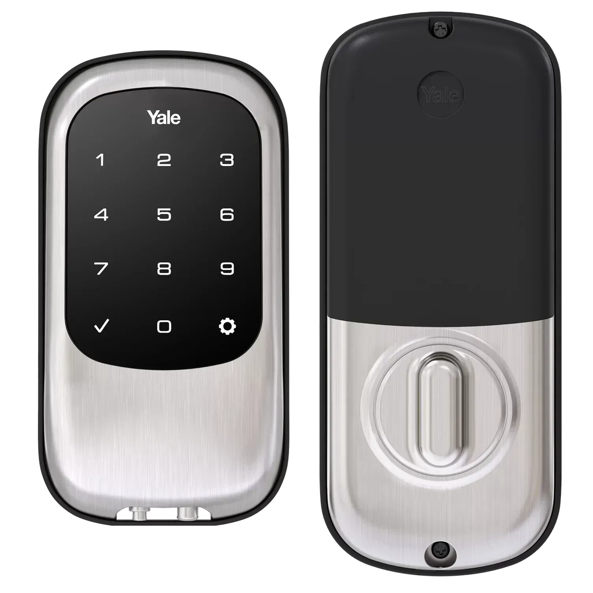 Yale Real Living Keyless Touchscreen Stand Alone Deadbolt Lock with Z-Wave YRD110-ZW-605 - A-1 Thread Vault