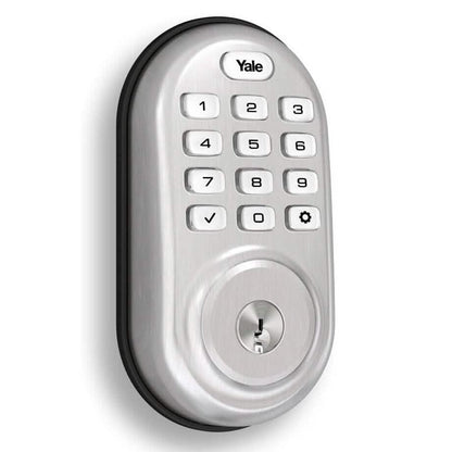Yale Security Assure Keypad Door Lock Push Button YRD210-ZW-605 - A-1 Thread Vault