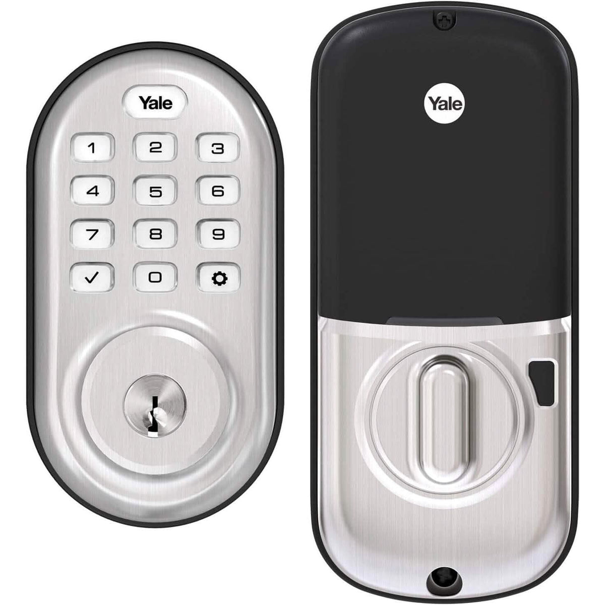 Yale Security Assure Keypad Door Lock Push Button YRD210-ZW-605 - A-1 Thread Vault
