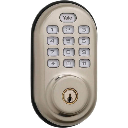 Yale YRD210-ZW-619 Z-Wave Push Button Deadbolt - A-1 Thread Vault