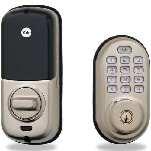 Yale YRD210-ZW-619 Z-Wave Push Button Deadbolt - A-1 Thread Vault
