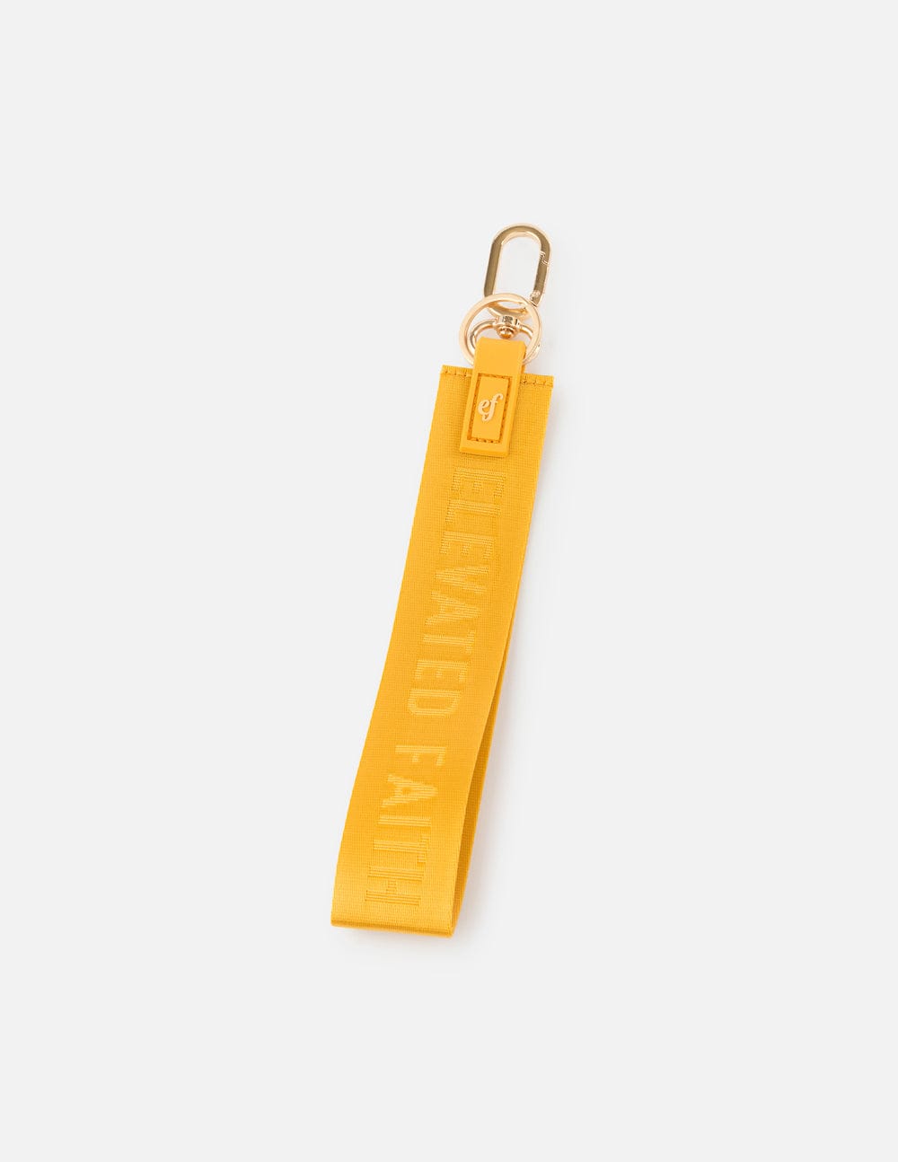 Yellow Oversized Logo Keychain - A-1 Thread Vault
