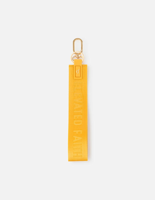 Yellow Oversized Logo Keychain - A-1 Thread Vault
