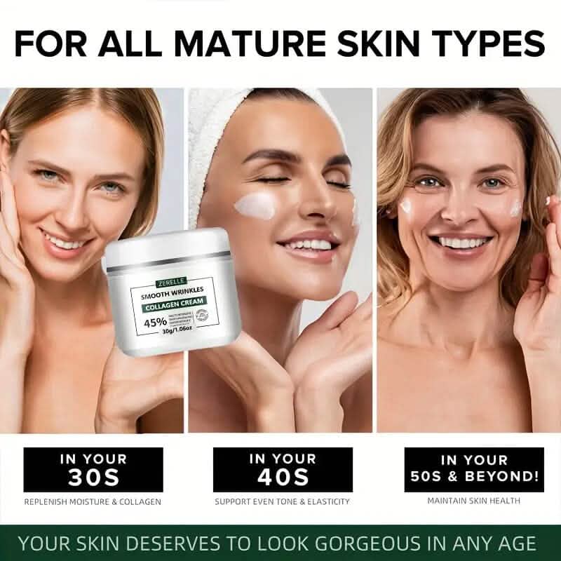 Zerelle Collagen Cream for Smooth Wrinkles 30g - A-1 Thread Vault