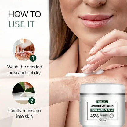 Zerelle Collagen Cream for Smooth Wrinkles 30g - A-1 Thread Vault